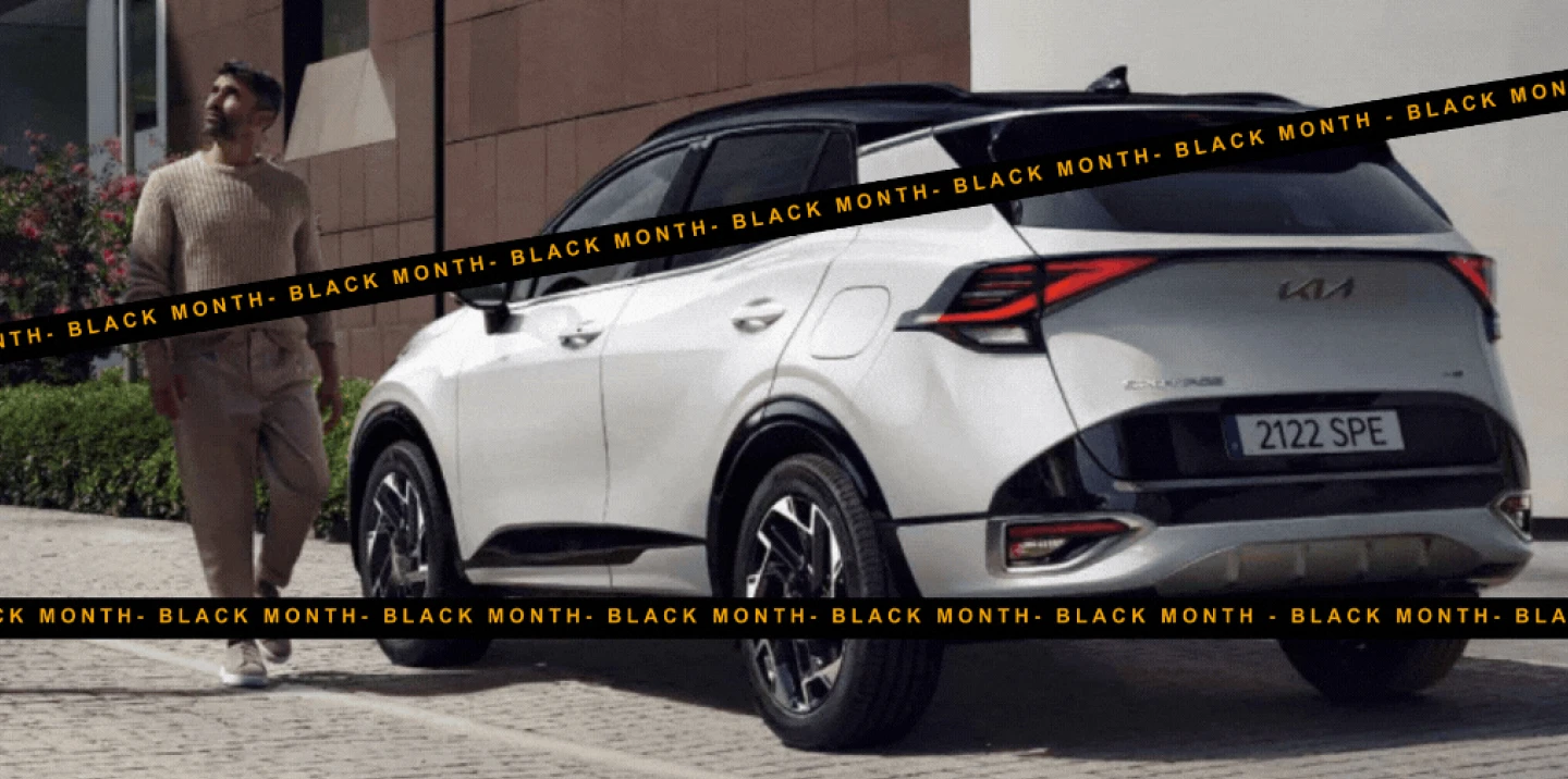 <strong>Aprovecha el black month</strong> y conduce tu KIA Sportage al mejor precio
                                <span class="d-none d-lg-block">¡Y con todo incluido!</span>
                                <span class="from d-block">Desde 347€/mes </br><span class="IVA">(con IVA incluido)</span>