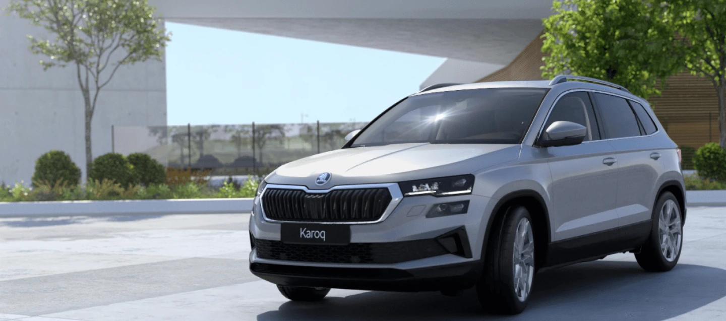 Redescubre la conducción en un <strong>SKODA KAROQ</strong>
                                <span class="d-none d-lg-block">¡Con todo incluido!</span>
                                <span class="from d-block">Desde 425€/mes </br><span class="IVA">(con IVA incluido)</span>